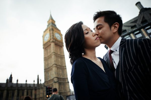 Hester and Marco engagement in London